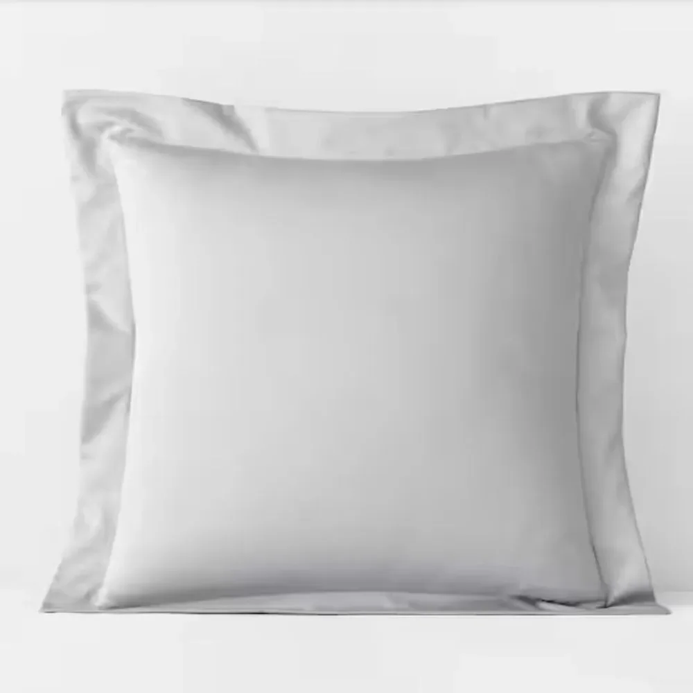 New Lot x4 Euro Shams, Company Store Legends Hotel 100% Supima Cotton Light Gray